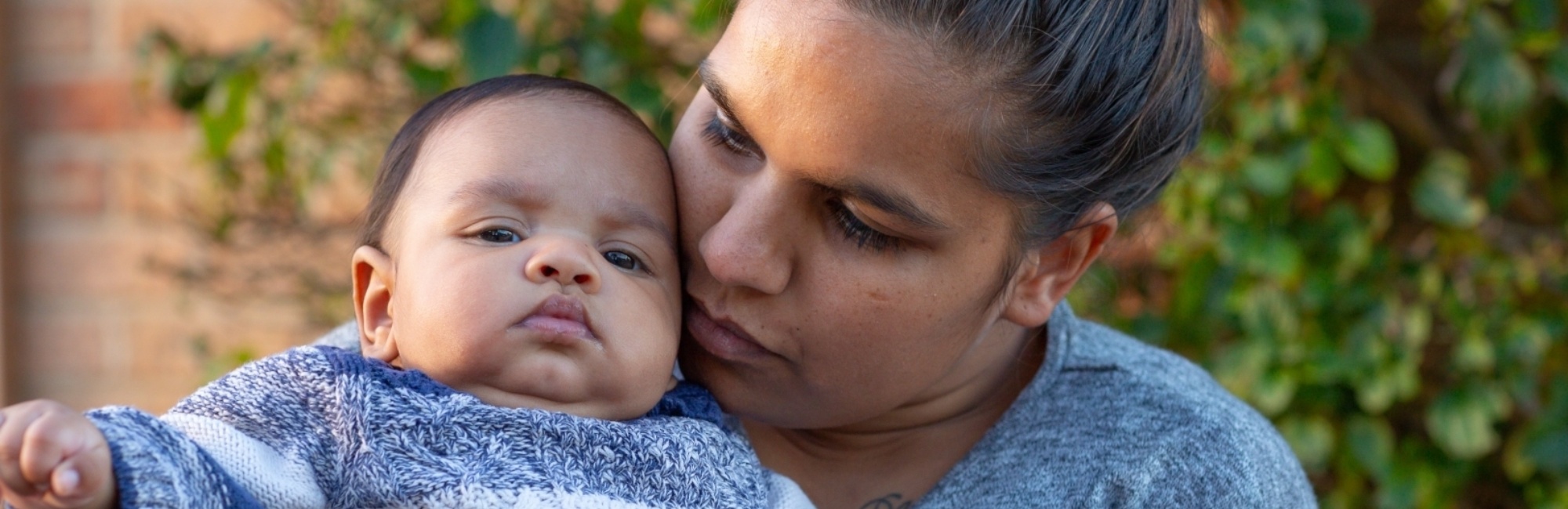 first nations mother and child